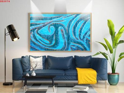 File tranh in trần File tranh hiện đại Sơn Dầu SD2074 (ảnh gốc siêu nét)