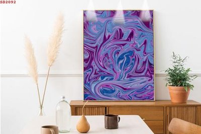 File ảnh File tranh hiện đại Sơn Dầu SD2092 (gốc) in biển hiệu