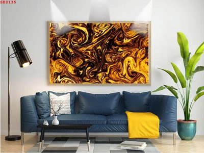 File gốc File tranh hiện đại Sơn Dầu SD2135 (in mica) cắt laser