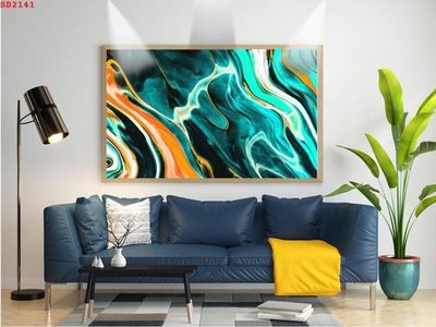 Ảnh gốc File tranh hiện đại Sơn Dầu SD2141 (độ nét cao) in mica