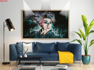 File gốc in mica File tranh hiện đại Sơn Dầu SD2150 chất lượng