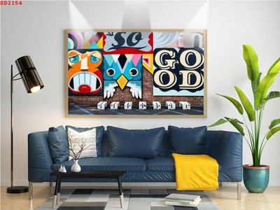 File PSD File tranh hiện đại Sơn Dầu SD2154 (gốc) nhiều lớp (multi-layer)