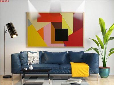 File gốc in ấn File tranh hiện đại Sơn Dầu SD2157 chuẩn màu CMYK