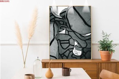 Hình ảnh file gốc in trần nhà File tranh hiện đại Sơn Dầu SD2181