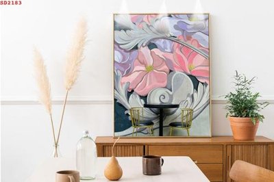 File gốc File tranh hiện đại Sơn Dầu SD2183 (phong cách) tối giản