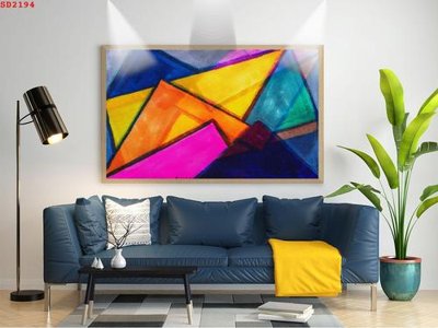 File gốc in ấn File tranh hiện đại Sơn Dầu SD2194 chất lượng vượt trội