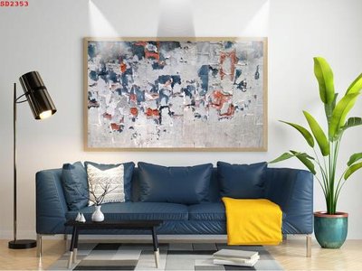 File in ấn cao cấp File tranh hiện đại Sơn Dầu SD2353 (file gốc)