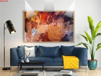 File gốc File tranh hiện đại Sơn Dầu SD2425 (AI/EPS) cho in ấn