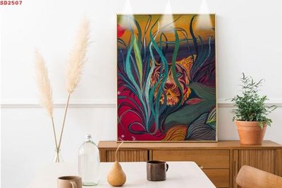 File in ấn File tranh hiện đại Sơn Dầu SD2507 chuyên nghiệp