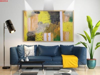 File ảnh File tranh hiện đại Sơn Dầu SD2552 (gốc) dùng in Pano