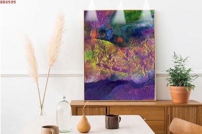 Download file tranh PSD File tranh hiện đại Sơn Dầu SD2595 để chỉnh sửa