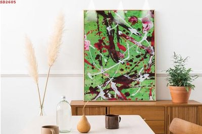 Cung cấp file tranh gốc File tranh hiện đại Sơn Dầu SD2605 độc quyền