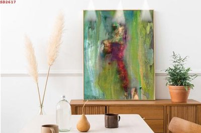 File PSD File tranh hiện đại Sơn Dầu SD2617 (gốc) cho in quảng cáo