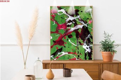 Download file File tranh hiện đại Sơn Dầu SD2636 (gốc) in mica đèn LED