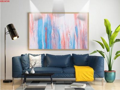 File ảnh File tranh hiện đại Sơn Dầu SD2658 (gốc) in quảng cáo ngoài trời