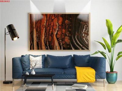 File gốc in ấn File tranh hiện đại Sơn Dầu SD2662 chuẩn màu CMYK