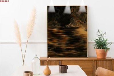 File tranh File tranh hiện đại Sơn Dầu SD2683 (gốc) phong cách tối giản