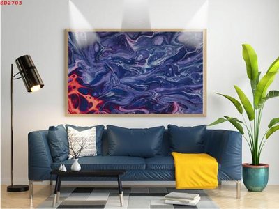 File gốc File tranh hiện đại Sơn Dầu SD2703 (in 3D) cho trang trí