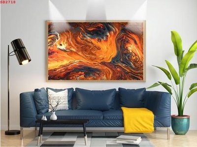 Download file File tranh hiện đại Sơn Dầu SD2718 (gốc) in mica cao cấp