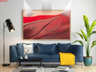 Ảnh gốc file in lụa File tranh hiện đại Sơn Dầu SD2807 chi tiết