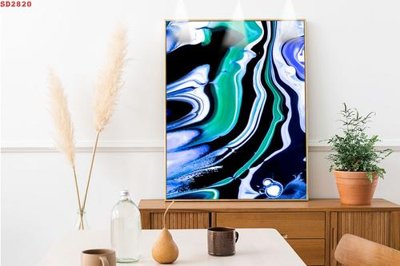 File gốc File tranh hiện đại Sơn Dầu SD2820 (ảnh chi tiết) để in ấn