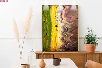 File in mica File tranh hiện đại Sơn Dầu SD2833 (bản gốc) sắc sảo