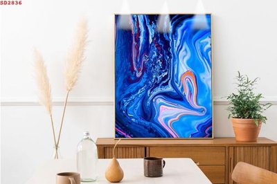 File gốc File tranh hiện đại Sơn Dầu SD2836 (thiết kế) độc quyền