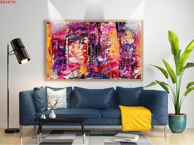 Download file gốc File tranh hiện đại Sơn Dầu SD2870 (độ nét cao)