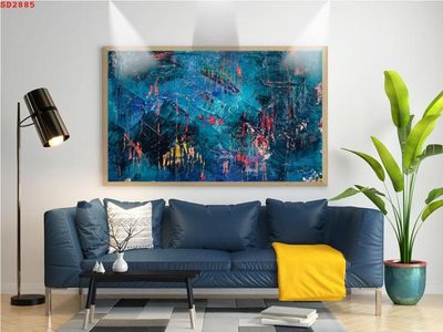 File in trần File tranh hiện đại Sơn Dầu SD2885 (bản gốc) 5D