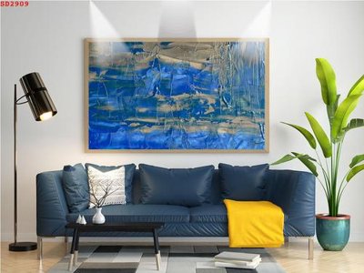 File ảnh File tranh hiện đại Sơn Dầu SD2909 (gốc) in biển hiệu