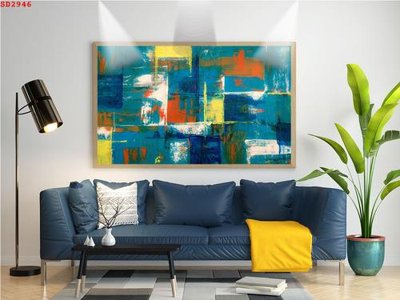 File gốc File tranh hiện đại Sơn Dầu SD2946 (cho in 3D) độc đáo