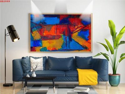 File gốc File tranh hiện đại Sơn Dầu SD2999 cho in ấn và thiết kế