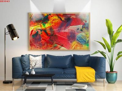 File in ấn File tranh hiện đại Sơn Dầu SD3043 (bản gốc) cao cấp