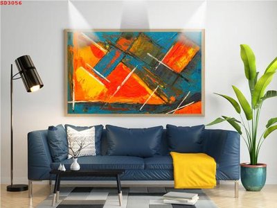 File ảnh File tranh hiện đại Sơn Dầu SD3056 (gốc) trang trí khách sạn