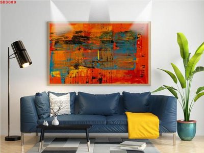 File gốc File tranh hiện đại Sơn Dầu SD3080 (chủ đề hiện đại) trang trí