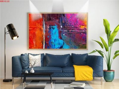 File gốc File tranh hiện đại Sơn Dầu SD3112 (trang trí) phòng làm việc