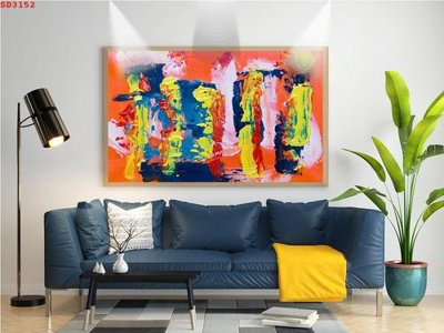 File tranh File tranh hiện đại Sơn Dầu SD3152 (gốc) chủ đề con người