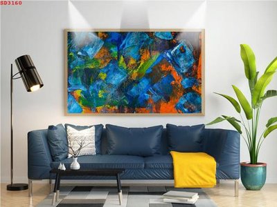 Tải file File tranh hiện đại Sơn Dầu SD3160 (ảnh gốc) in tráng gương