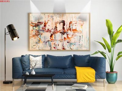 File gốc File tranh hiện đại Sơn Dầu SD3191 (cho in 3D) độc đáo