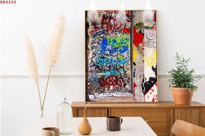 Cung cấp file tranh gốc File tranh hiện đại Sơn Dầu SD3223 độc quyền