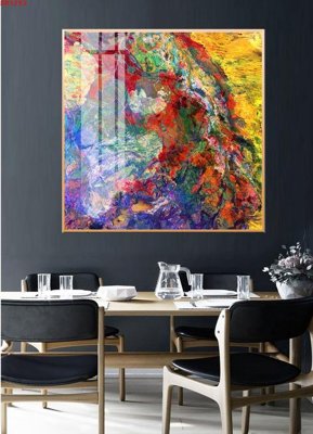 Ảnh gốc File tranh hiện đại Sơn Dầu SD3252 (độ nét cao) in mica