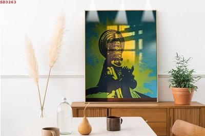 File tranh File tranh hiện đại Sơn Dầu SD3263 (gốc) chủ đề trừu tượng