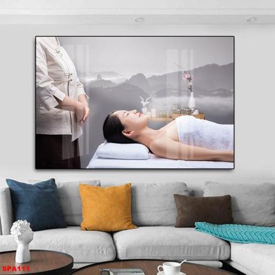 File tranh File tranh trang trí spa SPA111 (ảnh gốc) in trần xuyên sáng