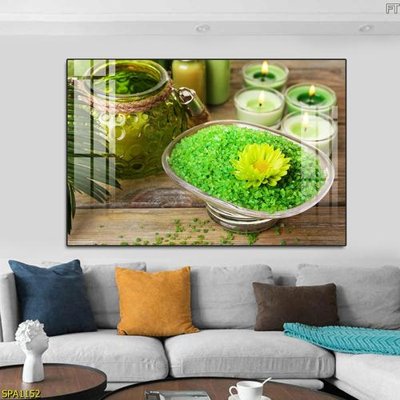 File in trần Tranh trang trí Spa SPA1152 (file gốc) hoa văn 3D