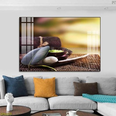 File PSD Tranh trang trí Spa SPA1174 (gốc) tách lớp chi tiết