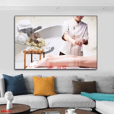 File tranh gốc File tranh trang trí spa SPA12 chủ đề hiện đại