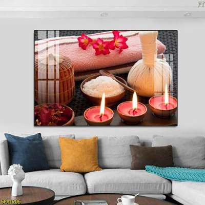 File in trần Tranh trang trí Spa SPA1206 (bản gốc) mây trời