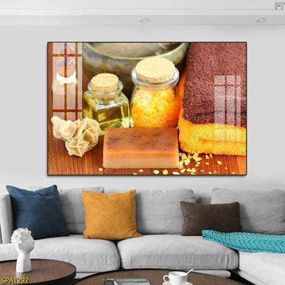 Hình ảnh file gốc in lụa Tranh trang trí Spa SPA1292