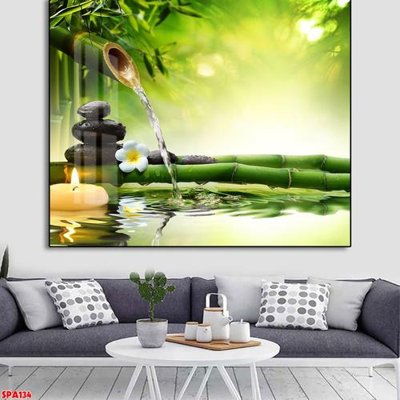 Download file File tranh trang trí spa SPA134 (gốc) in mica đèn LED