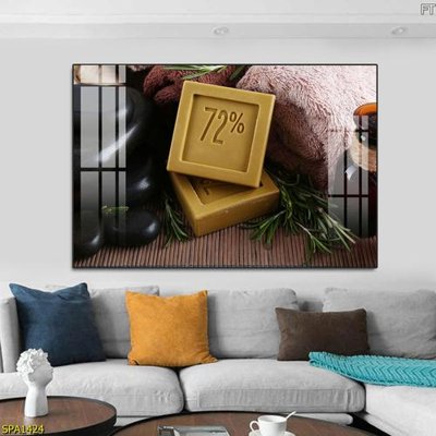 File in trần Tranh trang trí Spa SPA1424 (file gốc) xuyên sáng